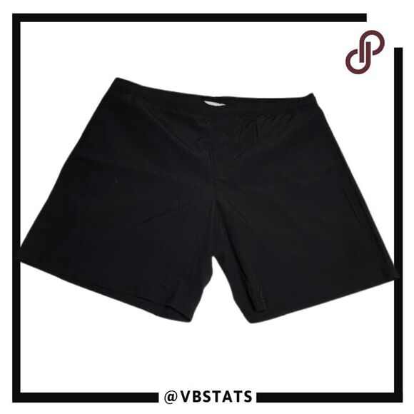 LRD Men's Performance Workout Shorts With Compression Liner Black Size XL - Picture 1 of 7